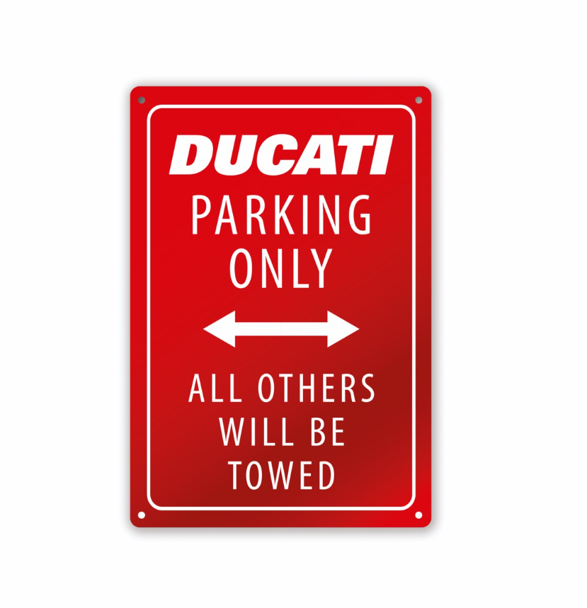 Ducati Parking Plate