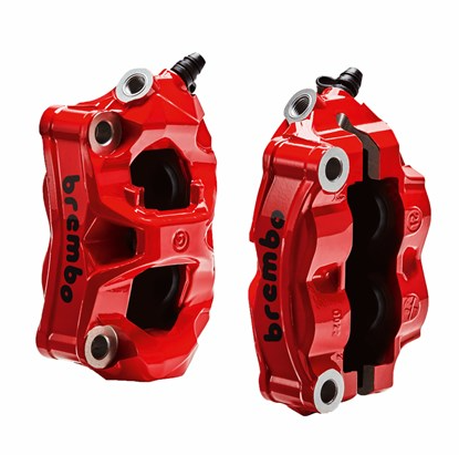 Colored Front Brake Calipers