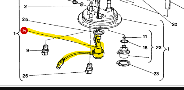 Ducati Superbike Fuel Tank Sensor