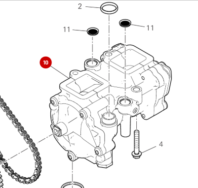 Oil Pump Assembly (Panigale)