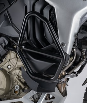 Engine Cover Silver Steel Tubes (Multistrada)
